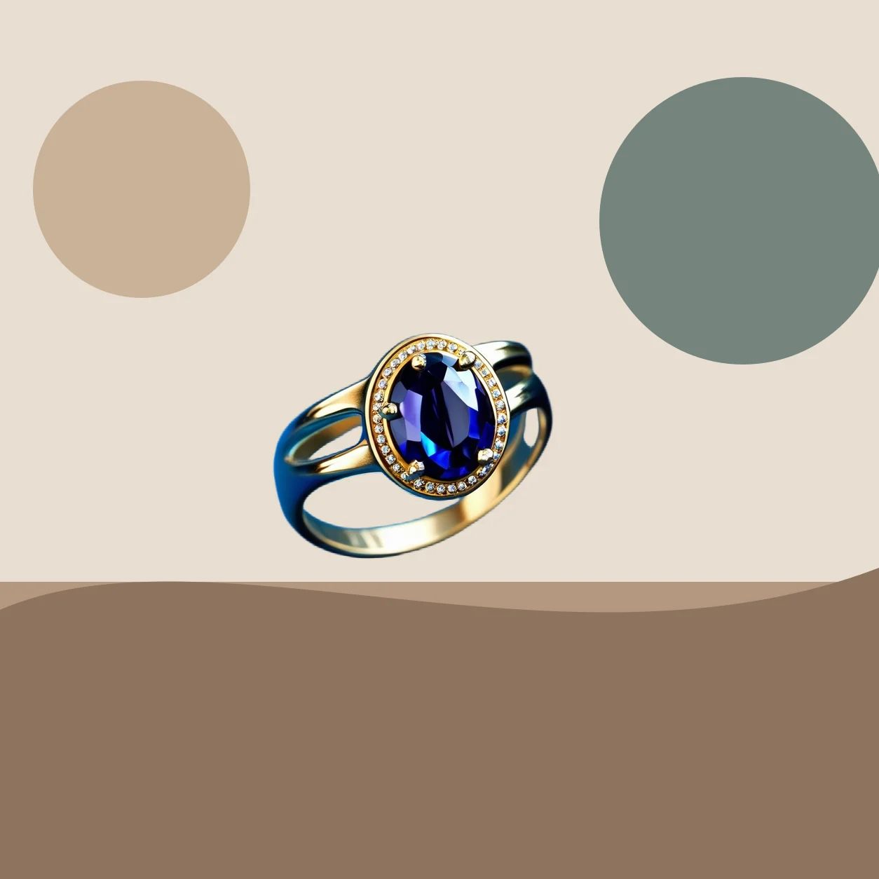 Ring background blur source image