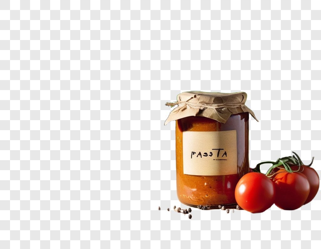 Packaged product cutout on a transparency preview
