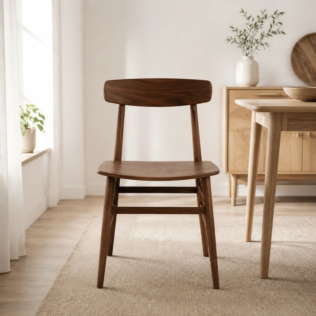 Résultat retouché de l'extension de la chaise