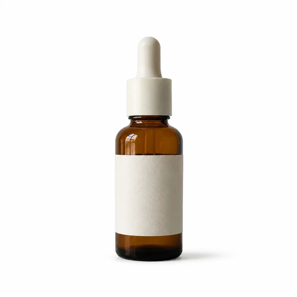 Skincare on a white product background