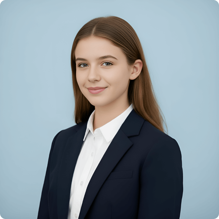 Professional headshot result