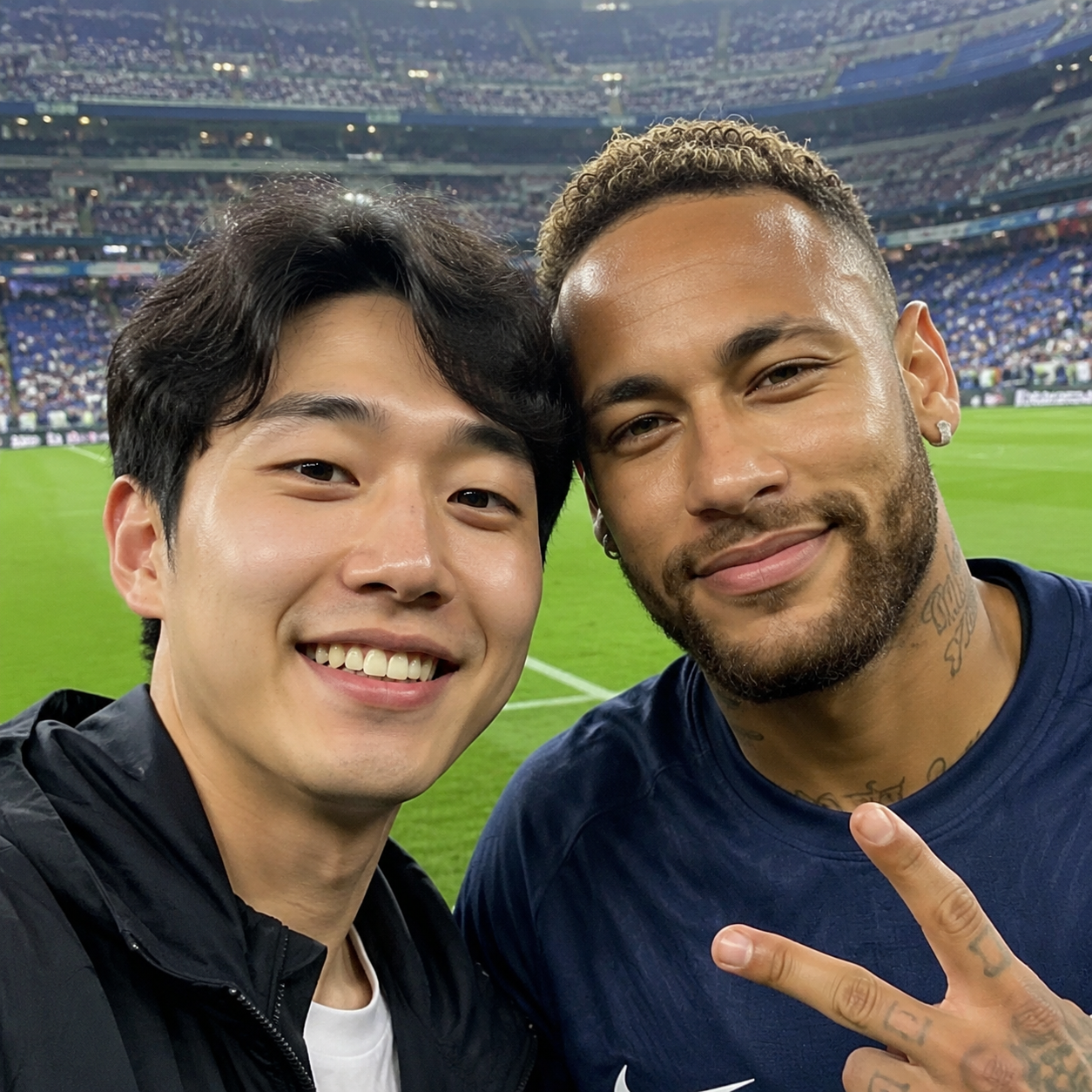 Neymar selfie option